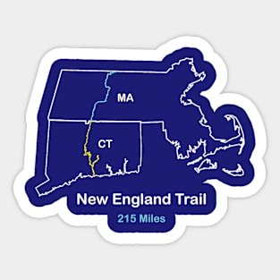 New England Trail, Route Map Design Sticker